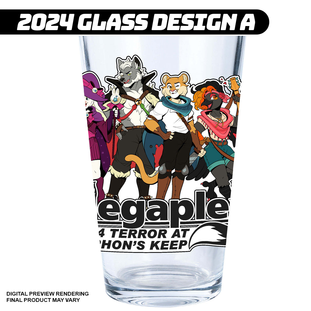 Megaplex Collectible Pint Glass (Terror at Typhon’s Keep) – 2024 Design A