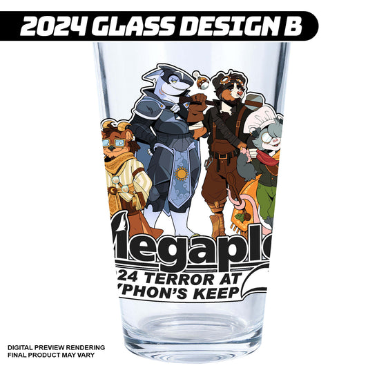 Megaplex Collectible Pint Glass (Terror at Typhon’s Keep) – 2024 Design B